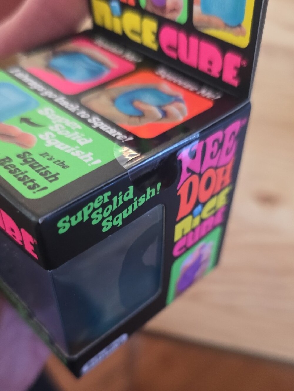 ✨NEW✨NeeDoh Nice Cube - Blue Squishy Hard To Find! - Picture 2 of 4